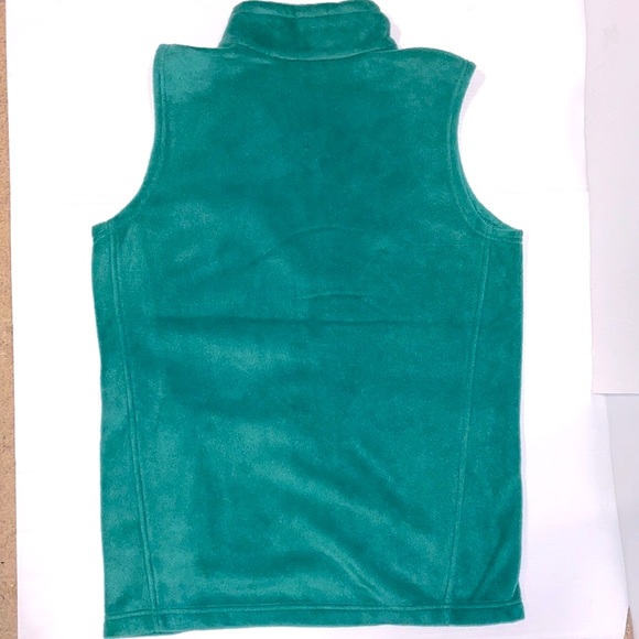 NWT Columbia Fleece Vest Mock Neck Zip Front Unisex Vest XL 18/20 - Picture 2 of 10